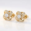 Celtic Knot™ Earrings — 14K Solid Gold | Personalized Birthstones