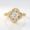 Celtic Knot™ Ring — 14K Solid Gold | Personalized Birthstones