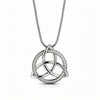 Trinity Knot™ Pendant — 14K Solid Gold | Diamond or Emerald