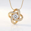 Celtic Knot™ Pendant — 14K Solid Gold | Personalized Birthstones